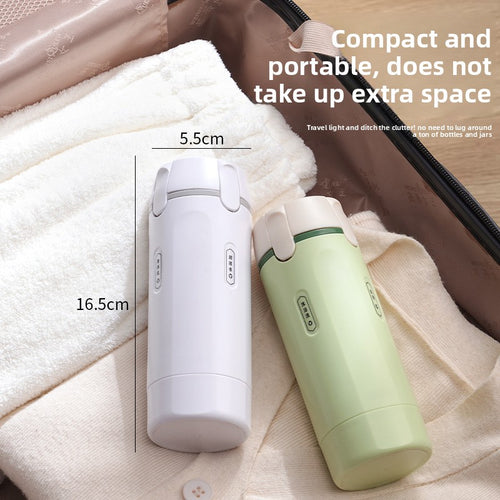 Quadruple-Compartment Travel Bottle